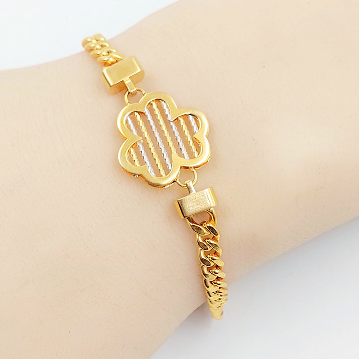 Deluxe Bracelet Made of 21K Gold by Saeed Jewelry 