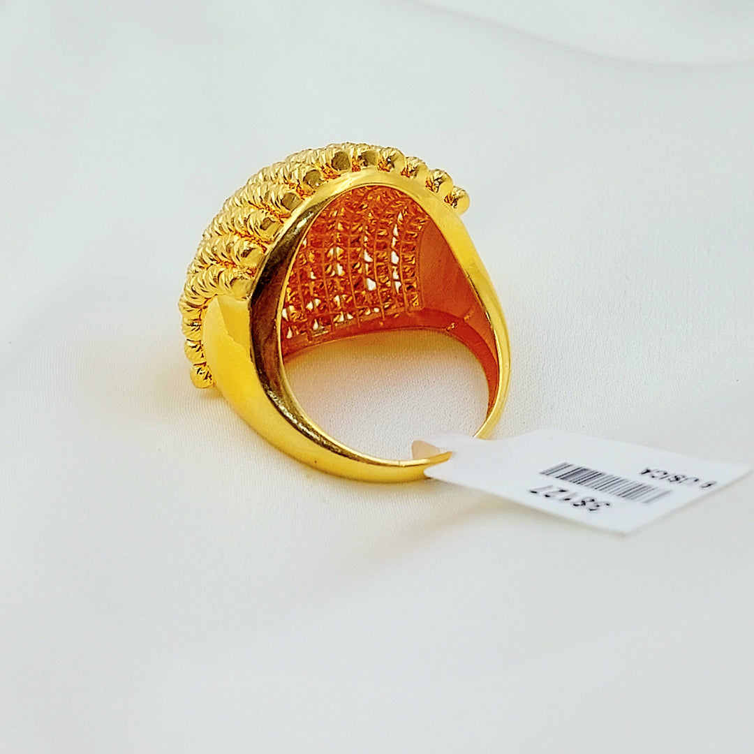 Deluxe Balls Ring Made of 21K Gold by Saeed Jewelry 