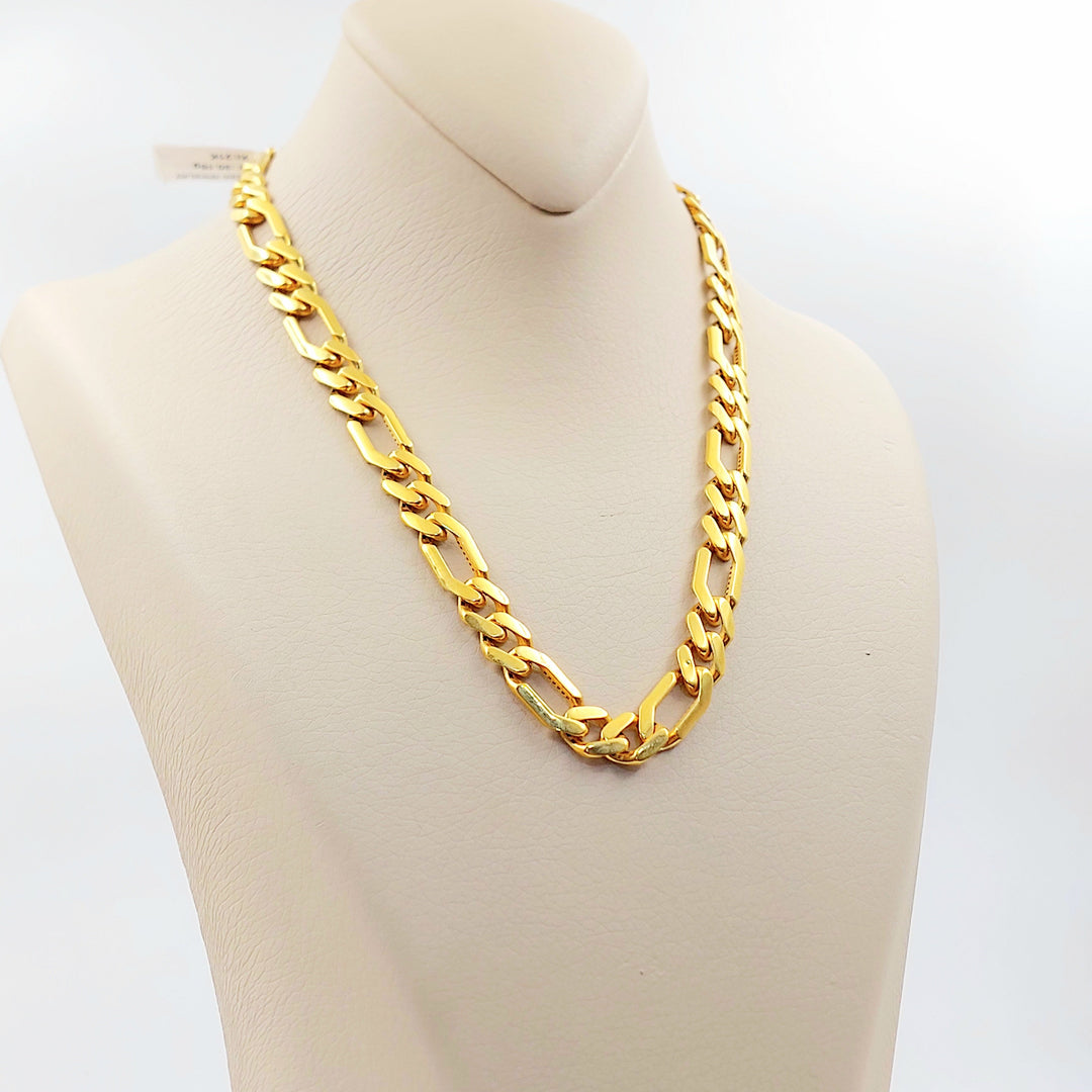 Enameled Cuban Links Necklace