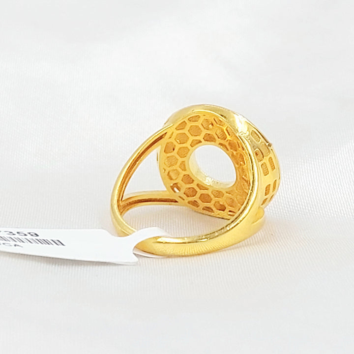 Deluxe Ring Made of 21K Gold by Saeed Jewelry 