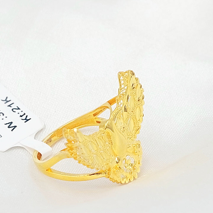 Deluxe Ring Made of 21K Gold by Saeed Jewelry 