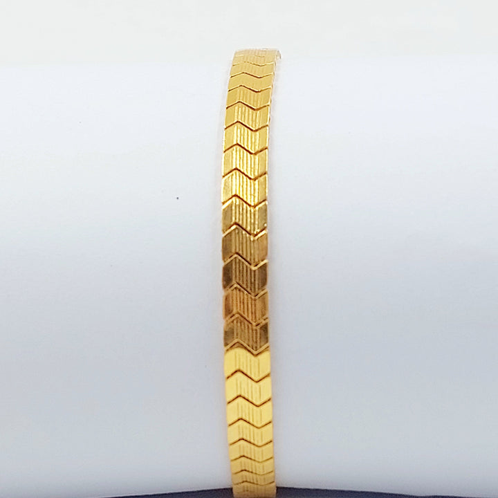 21K اسوارة افعى-مجوهرات الشيخ سعيد-Saeed Jewelry 
