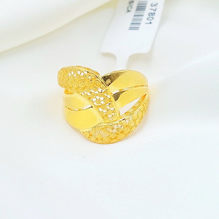 21K خاتم اكسترا-مجوهرات الشيخ سعيد-Saeed Jewelry 