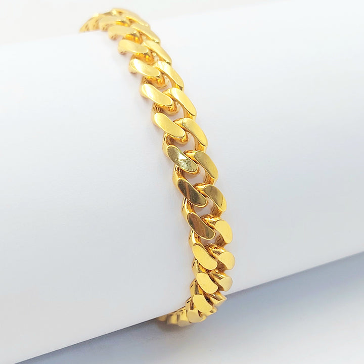 Zircon Studded Cuban Links Bracelet