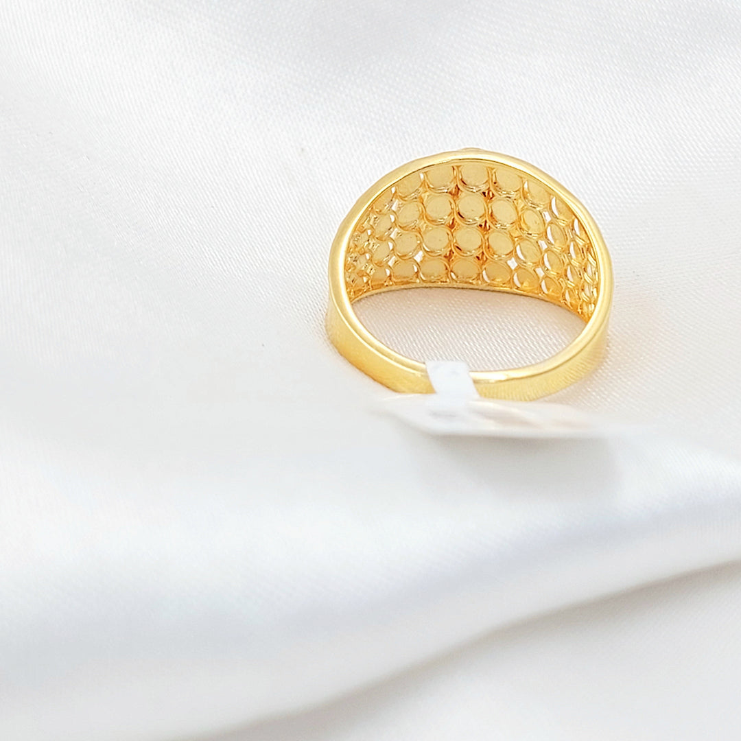 Engraved Rose Ring