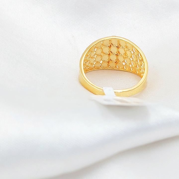 Engraved Rose Ring