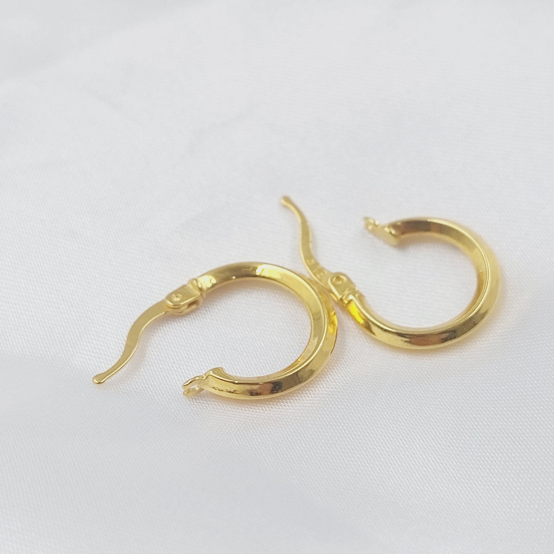 21K حلق ذبلة اكسترا-مجوهرات الشيخ سعيد-Saeed Jewelry 