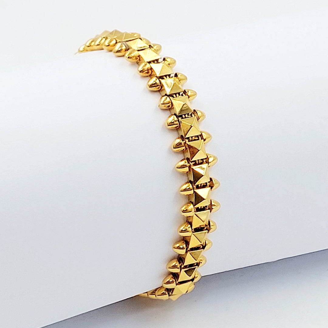 Deluxe Bracelet Made of 21K Gold by Saeed Jewelry 