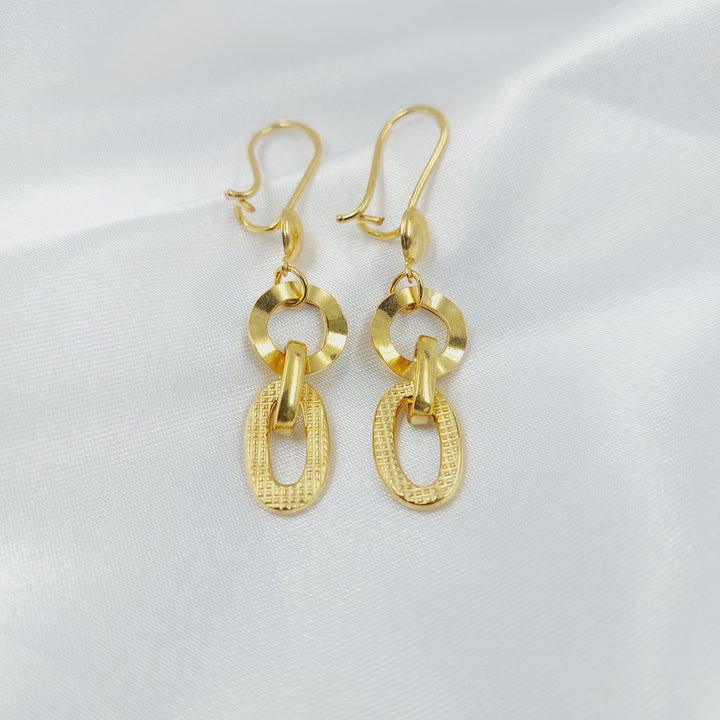 21K حلق شنكل-مجوهرات الشيخ سعيد-Saeed Jewelry 