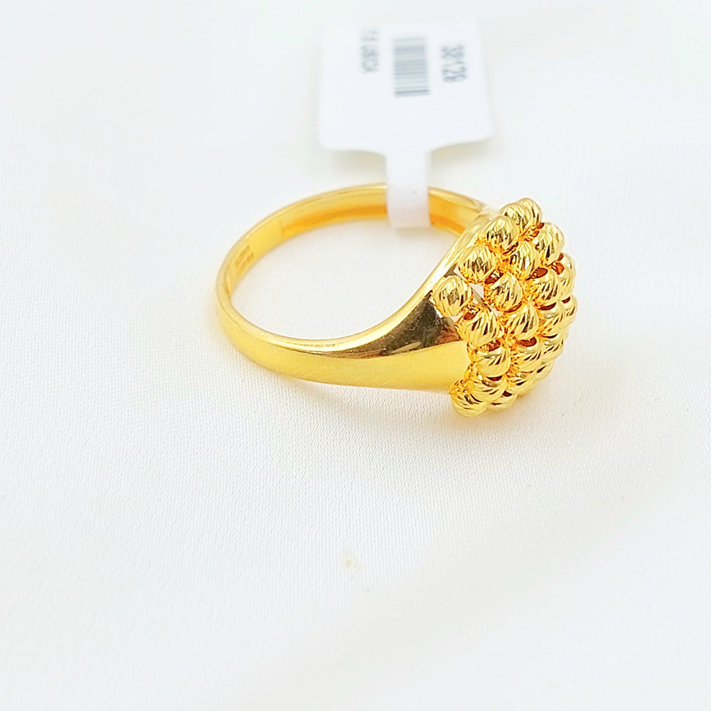 Deluxe Balls Ring Made of 21K Gold by Saeed Jewelry 