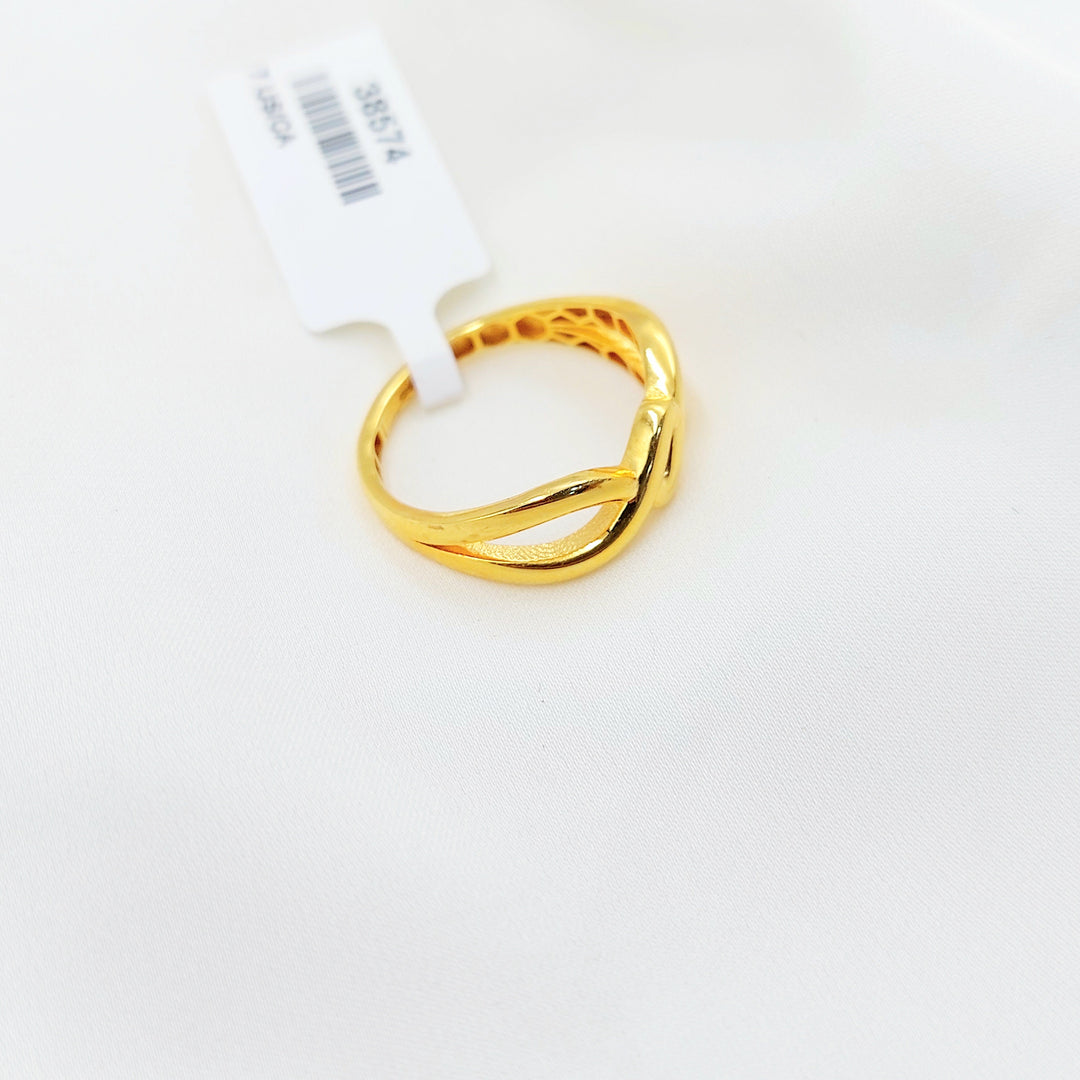 21K Gold Infinity Ring