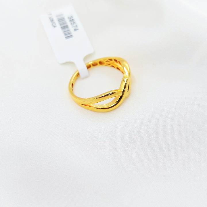 21K Gold Infinity Ring