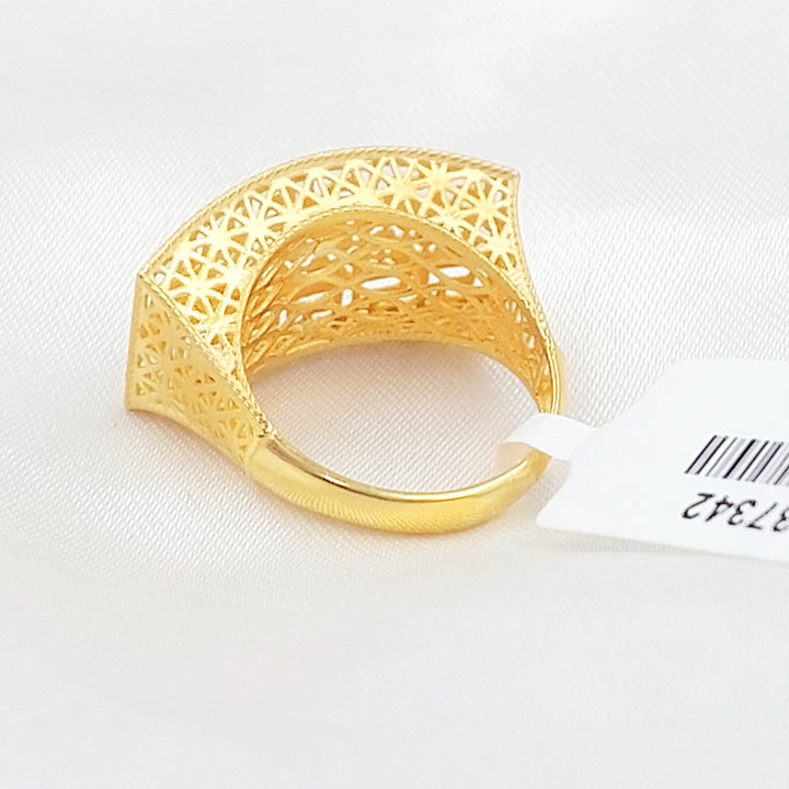 Deluxe Deluxe Ring Made of 21K Gold by Saeed Jewelry 