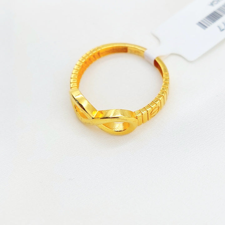 21K Gold Infinity Ring