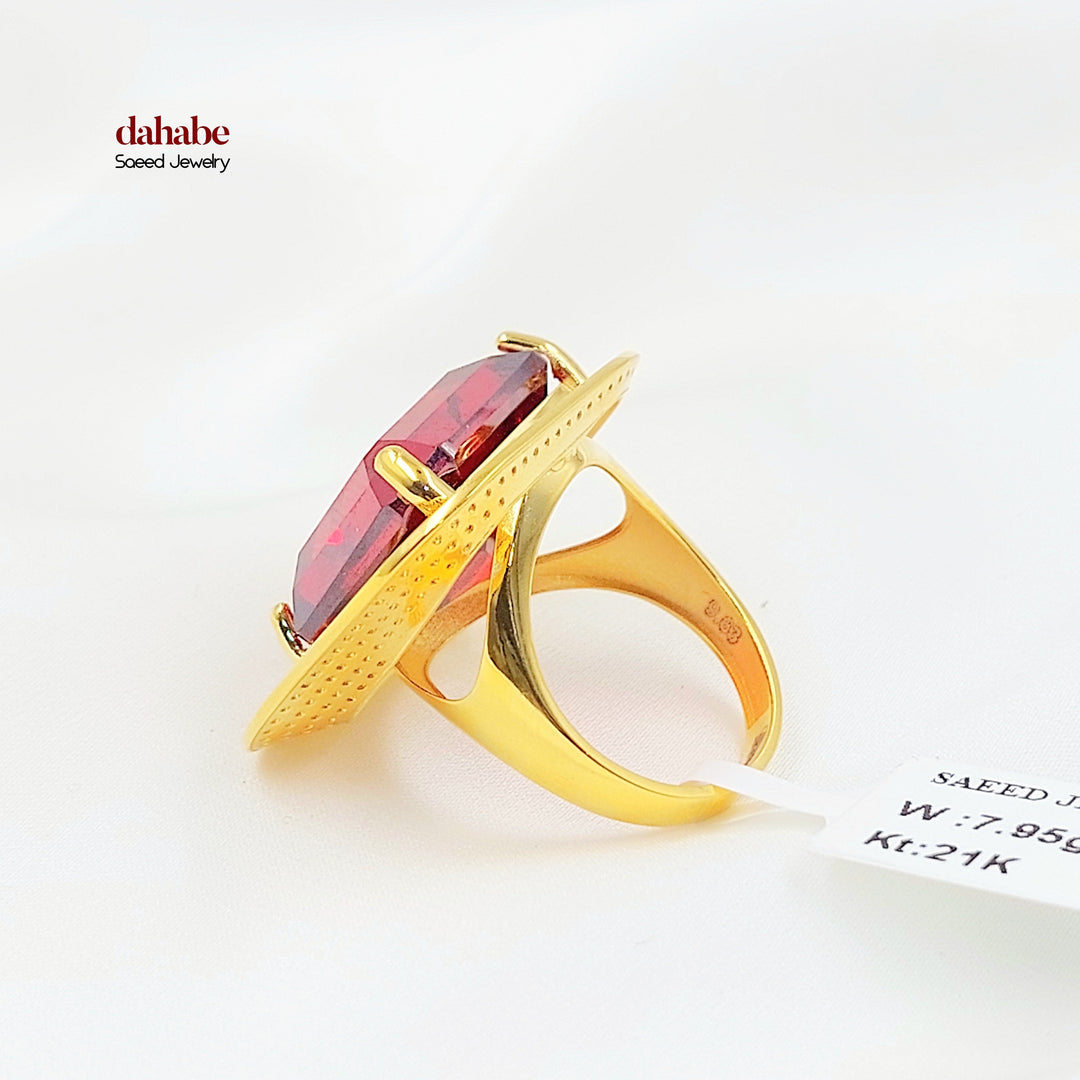 Zircon Studded Deluxe Ring