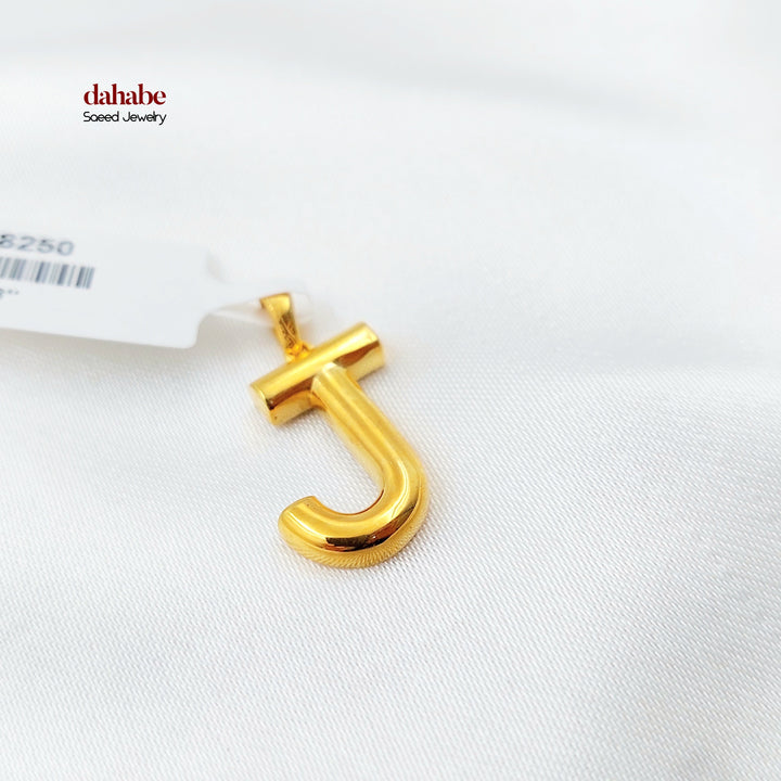 J Letter Pendant