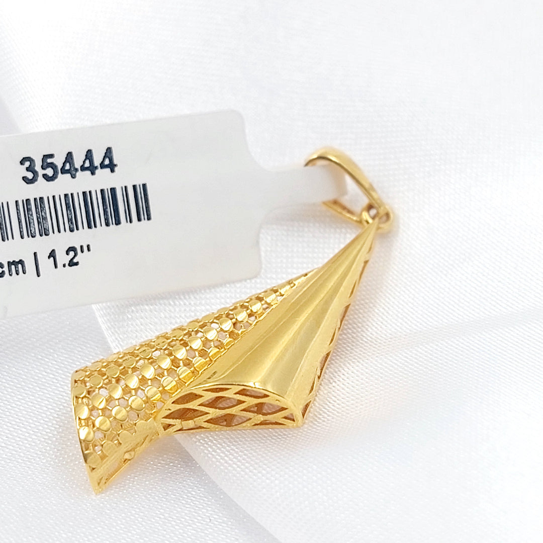 21K تعليقة اجنحة اكسترا-مجوهرات الشيخ سعيد-Saeed Jewelry 