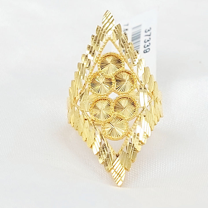 Deluxe Ring Made of 21K Gold by Saeed Jewelry 