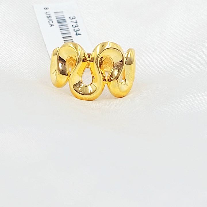 Deluxe Ring Made of 21K Gold by Saeed Jewelry 