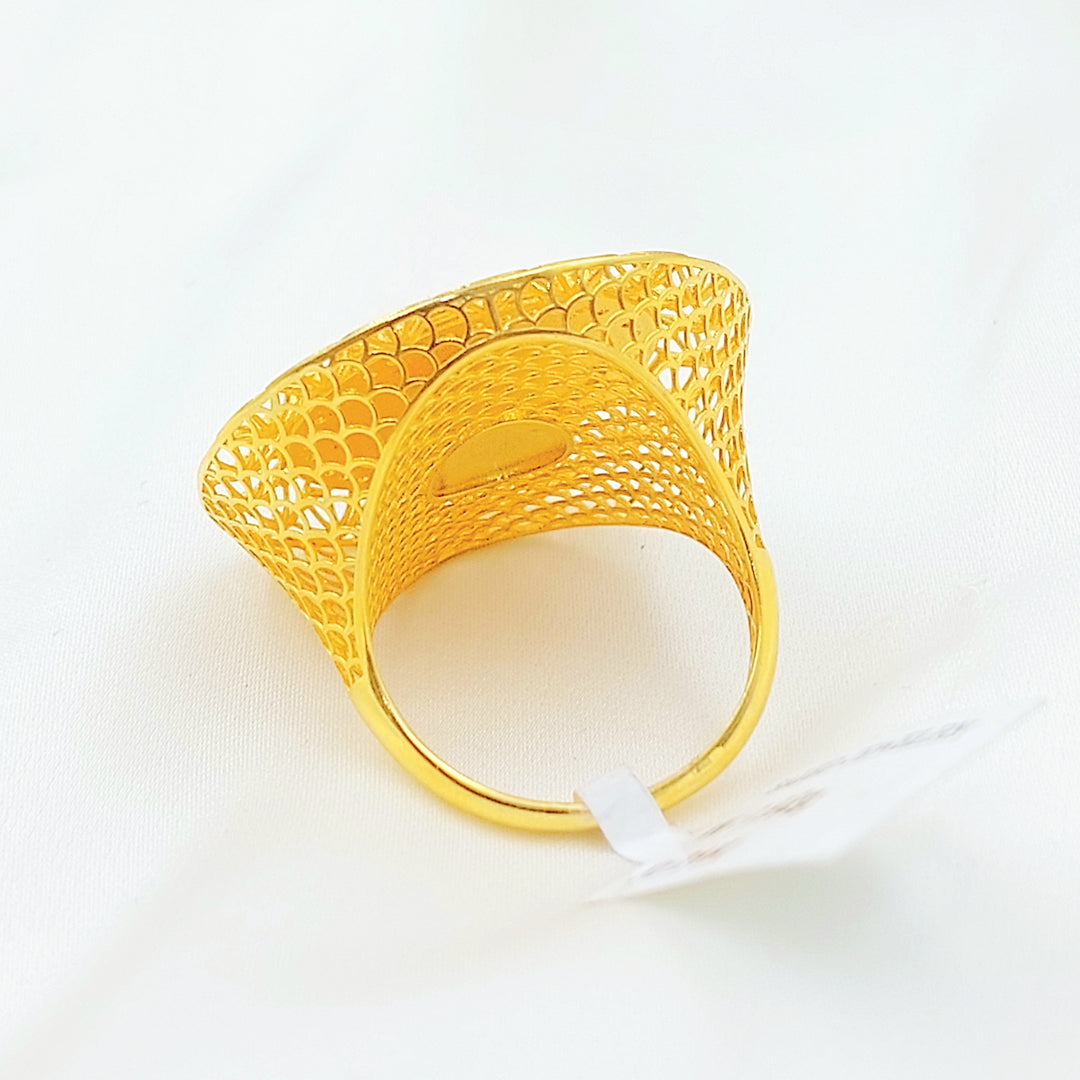Deluxe Rashadi Ring Made of 21K Gold by Saeed Jewelry 