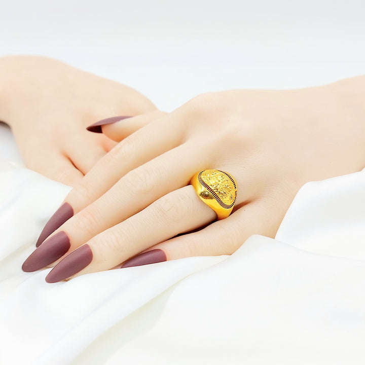 21K Gold Ottoman Signet Ring