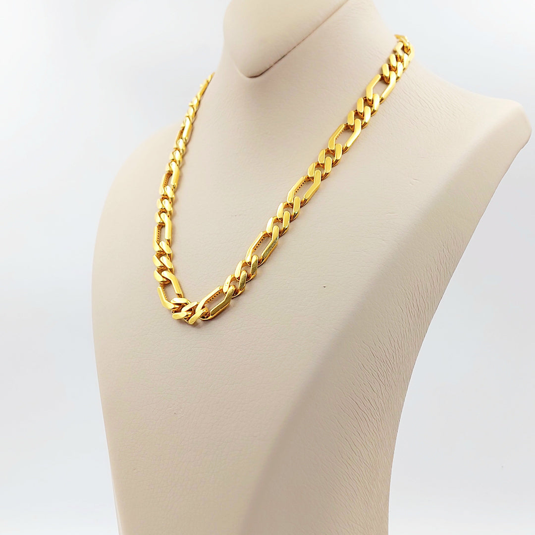 Enameled Cuban Links Necklace