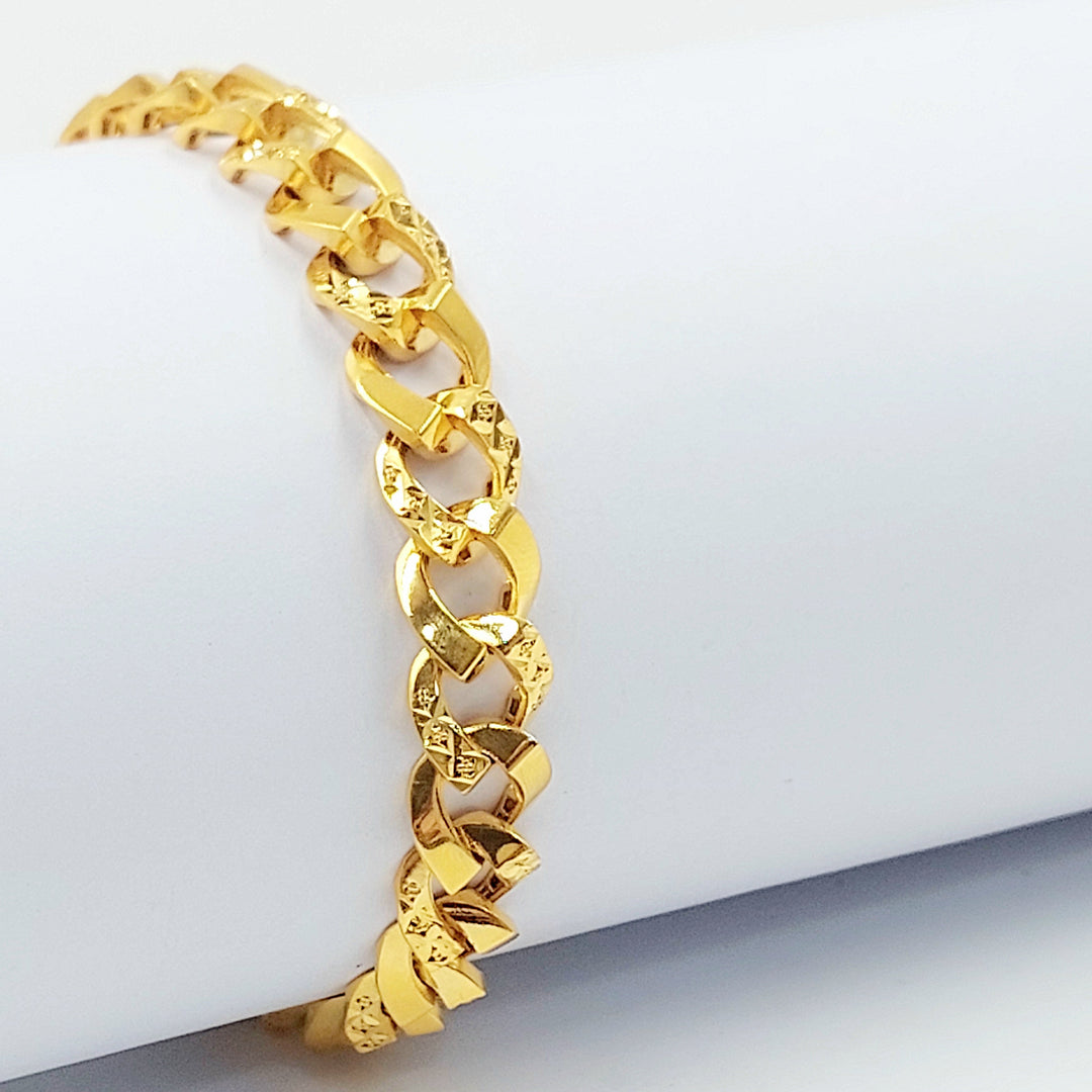 Engraved Cuban Links Bracelet