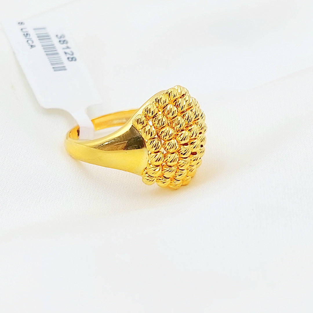 Deluxe Balls Ring Made of 21K Gold by Saeed Jewelry 