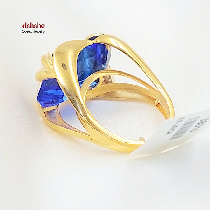 Zircon Studded Deluxe Ring