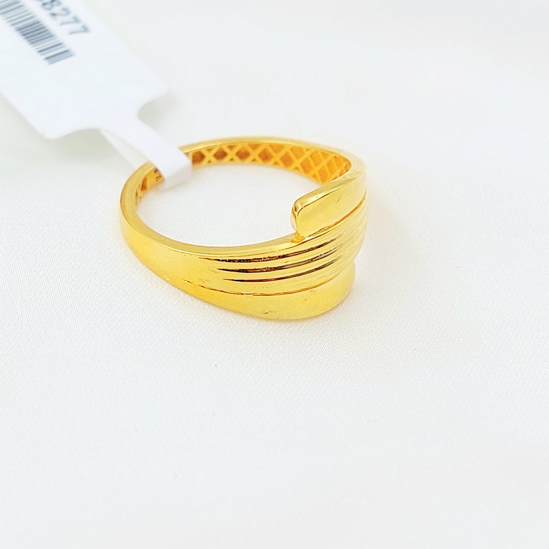 Deluxe Ring Made of 21K Gold by Saeed Jewelry 