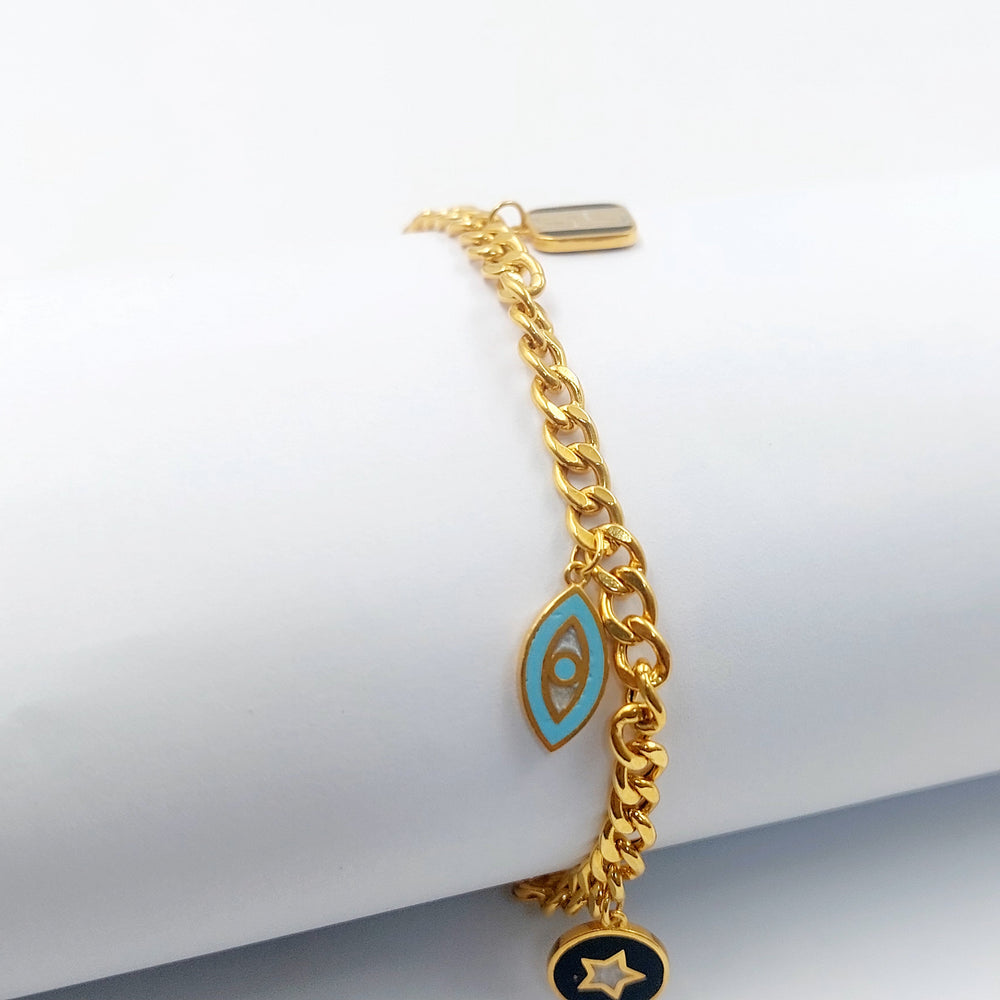 21K اسوارة دنانديش مينا-مجوهرات الشيخ سعيد-Saeed Jewelry 