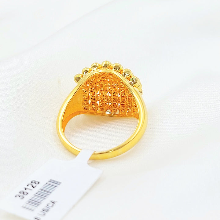 Deluxe Balls Ring Made of 21K Gold by Saeed Jewelry 