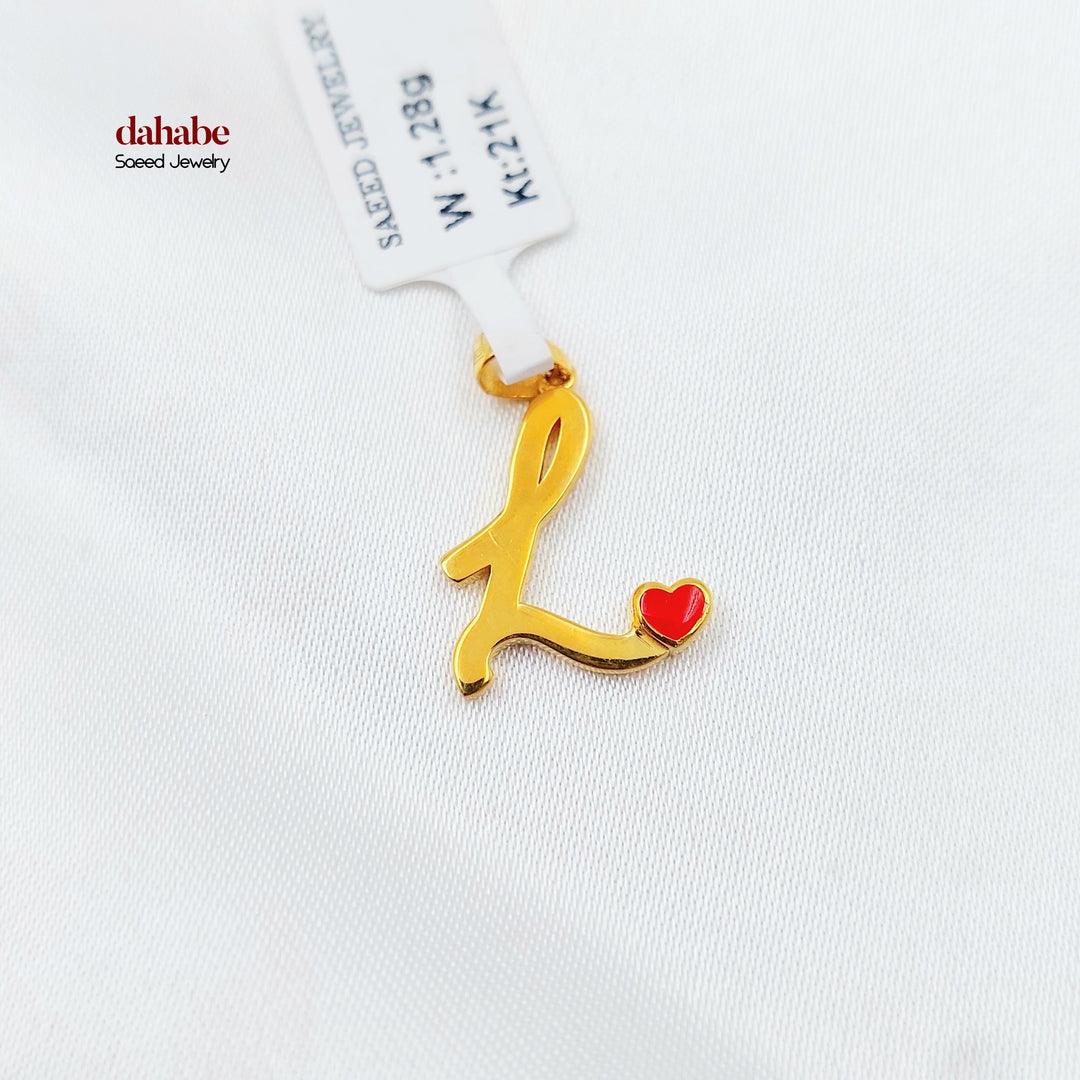 L Letter Pendant