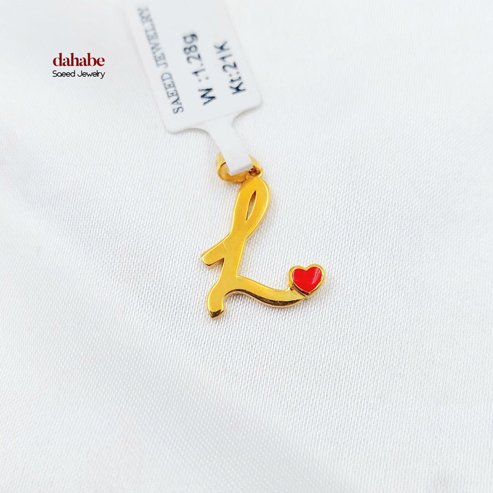 L Letter Pendant