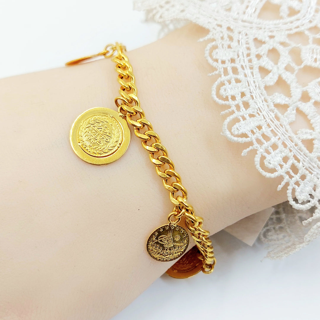Deluxe Dandash Bracelet Made of 21K Gold by Saeed Jewelry 