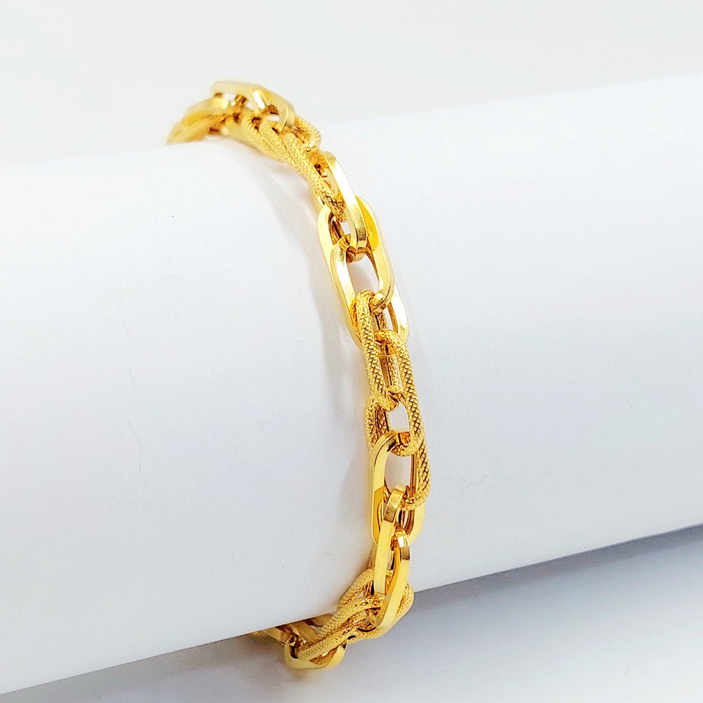 Deluxe Virna Bracelet Made of 21K Gold by Saeed Jewelry 
