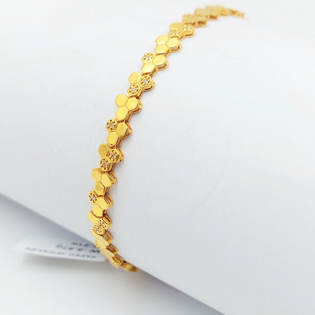 Zircon Studded Deluxe Bracelet