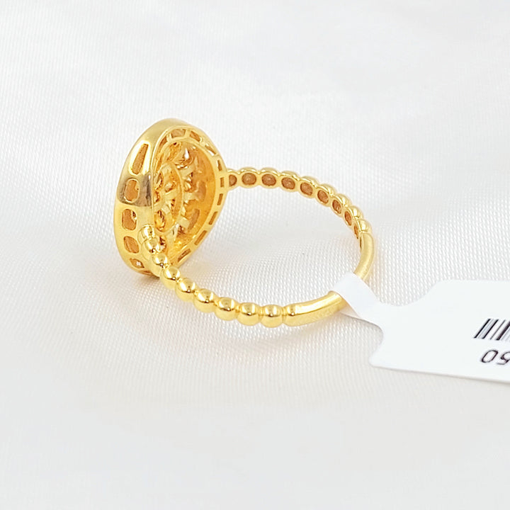 Deluxe Balls Ring Made of 21K Gold by Saeed Jewelry 