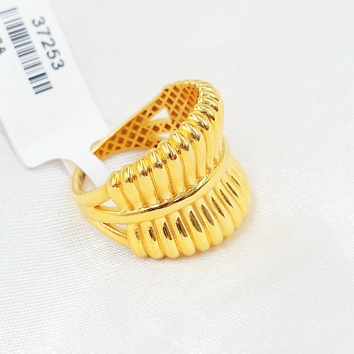 Deluxe Ring Made of 21K Gold by Saeed Jewelry 