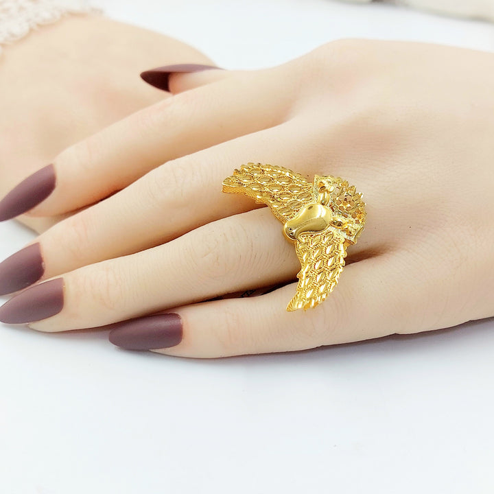 Deluxe Ring Made of 21K Gold by Saeed Jewelry 