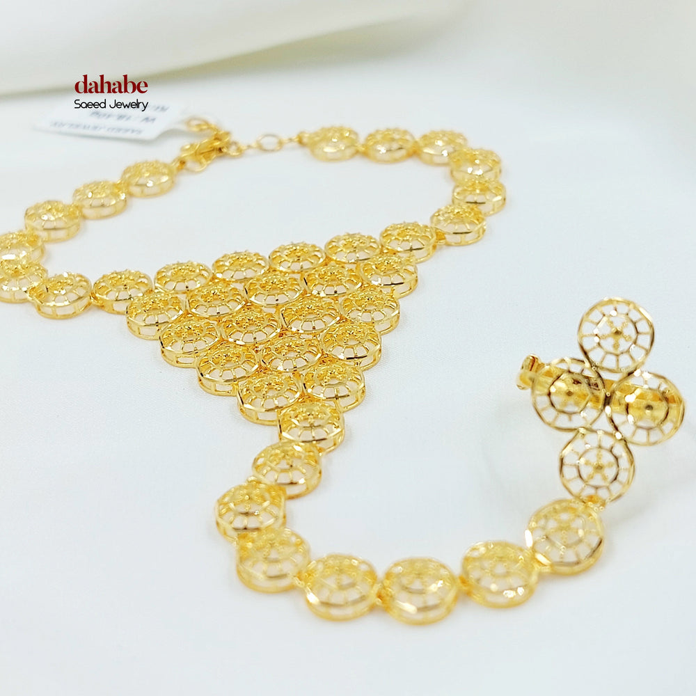 21K كف كويتي-مجوهرات الشيخ سعيد-Saeed Jewelry 