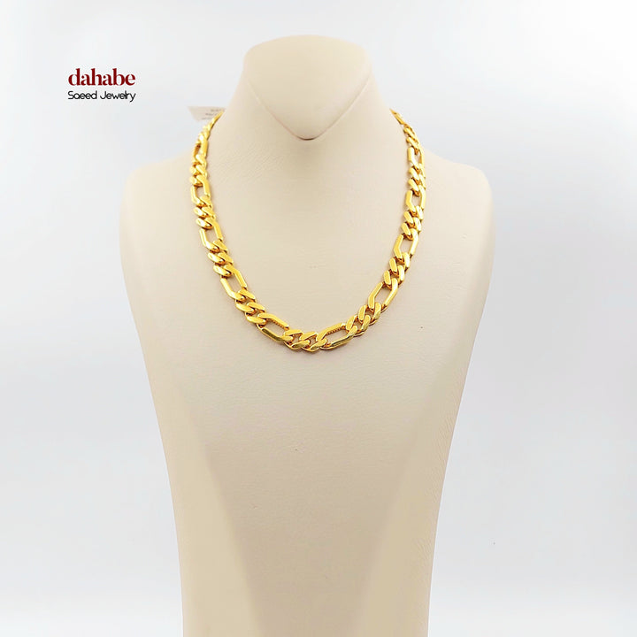 21K عقد جنزير مينا-مجوهرات الشيخ سعيد-Saeed Jewelry 