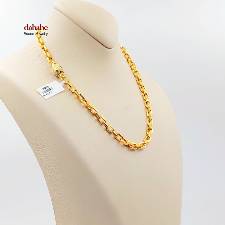 21K عقد بيبر كليب مرصع-مجوهرات الشيخ سعيد-Saeed Jewelry 