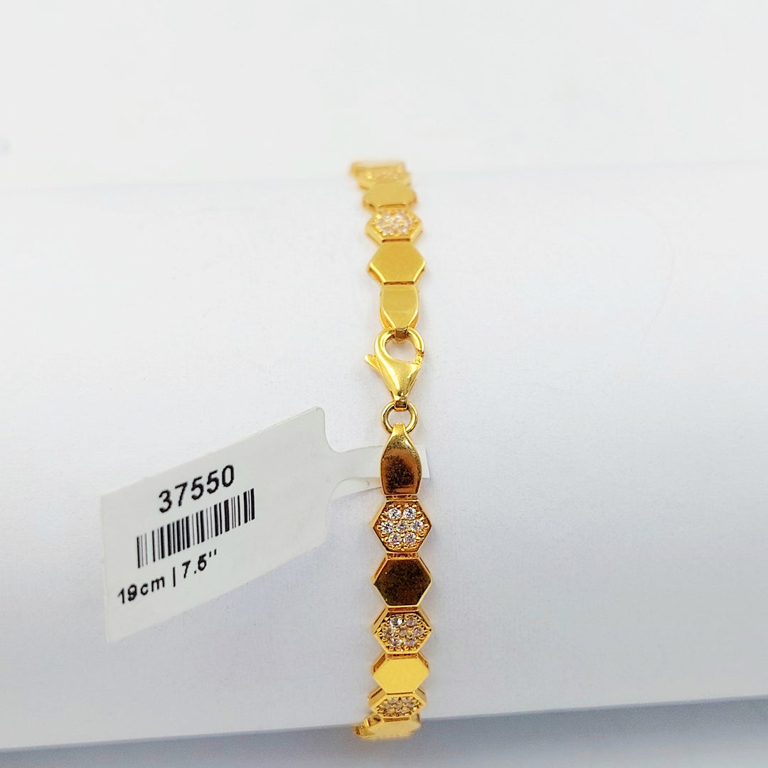 Zircon Studded Deluxe Bracelet