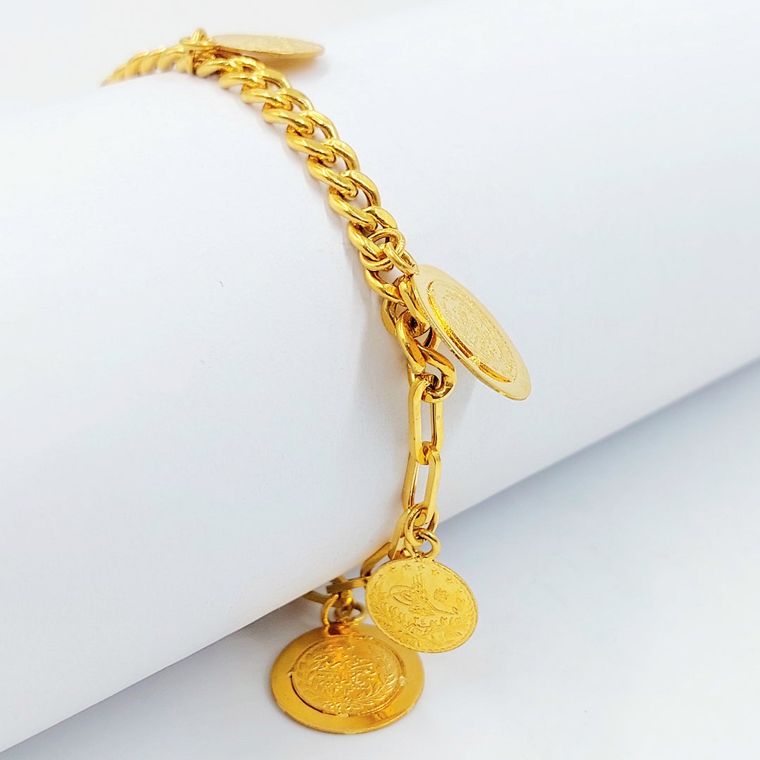 Deluxe Dandash Bracelet Made of 21K Gold by Saeed Jewelry 