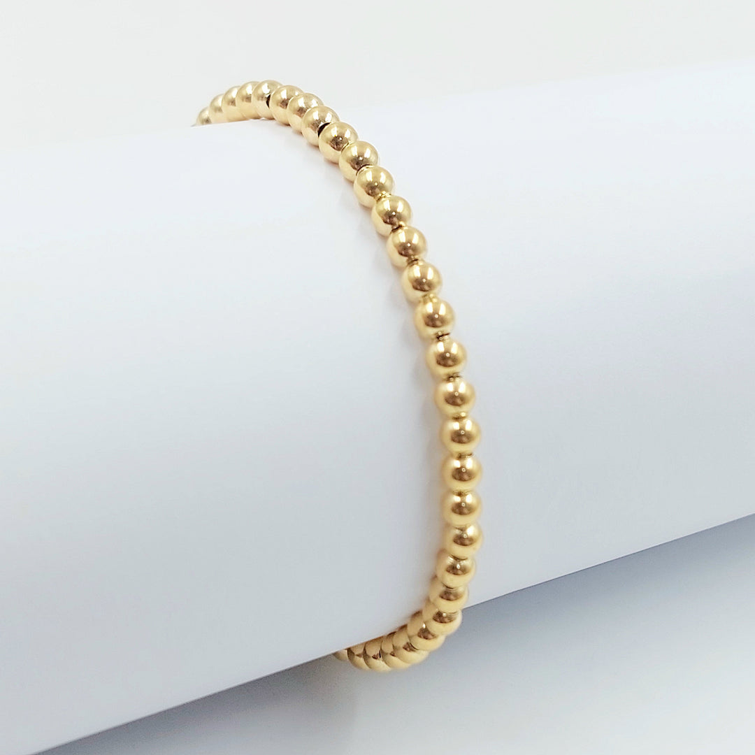 18K اسوارة طابات اكسترا-مجوهرات الشيخ سعيد-Saeed Jewelry 