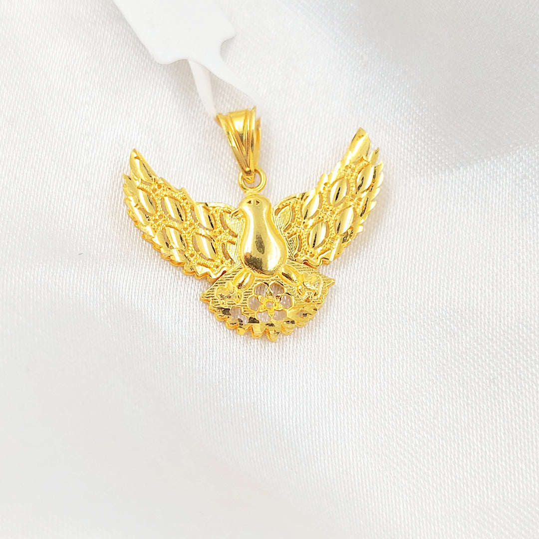 Deluxe Pendant Made of 21K Gold by Saeed Jewelry 