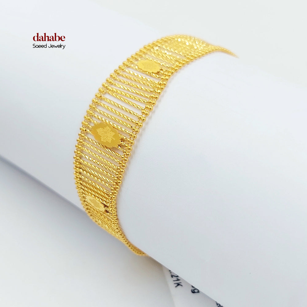 21K اسوارة اكسترا اكسترا-مجوهرات الشيخ سعيد-Saeed Jewelry 