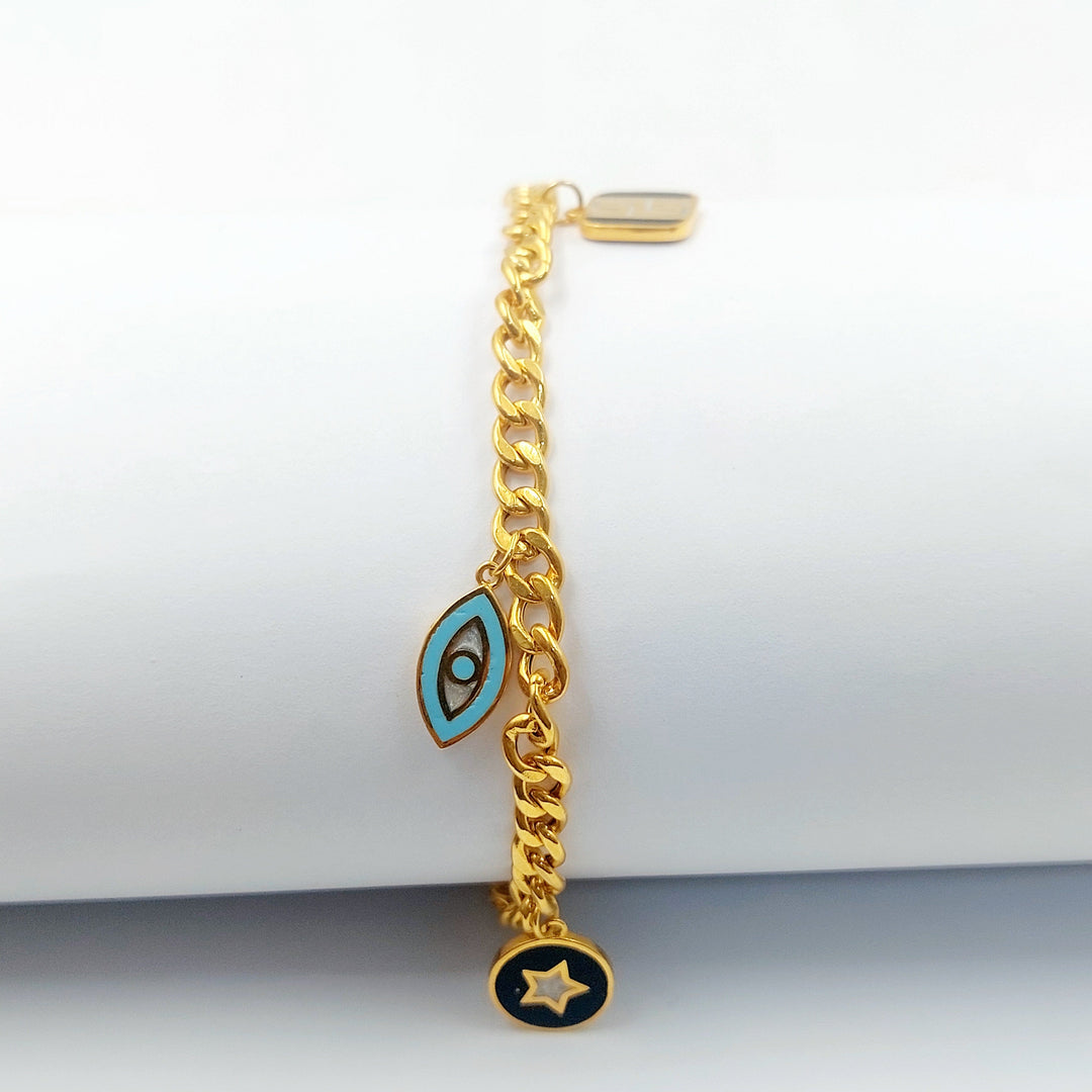 21K اسوارة دنانديش مينا-مجوهرات الشيخ سعيد-Saeed Jewelry 