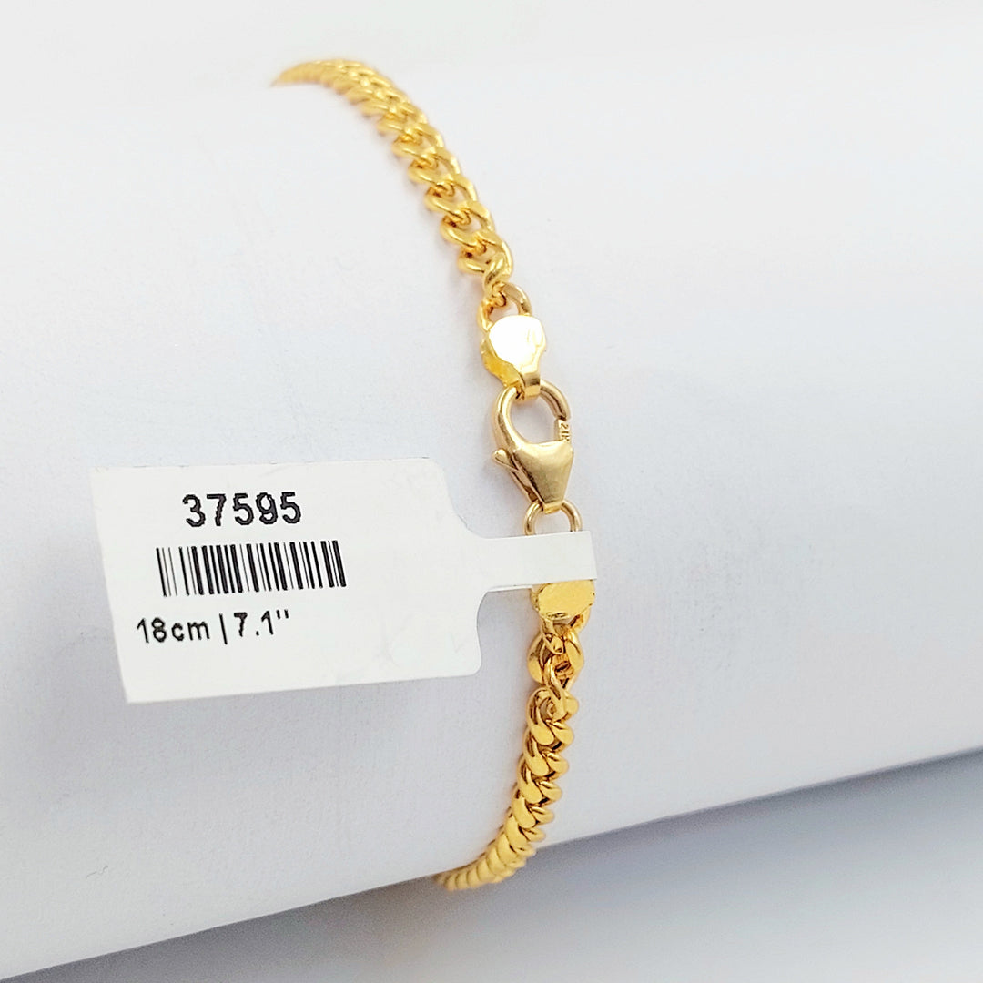 Deluxe Bracelet Made of 21K Gold by Saeed Jewelry 